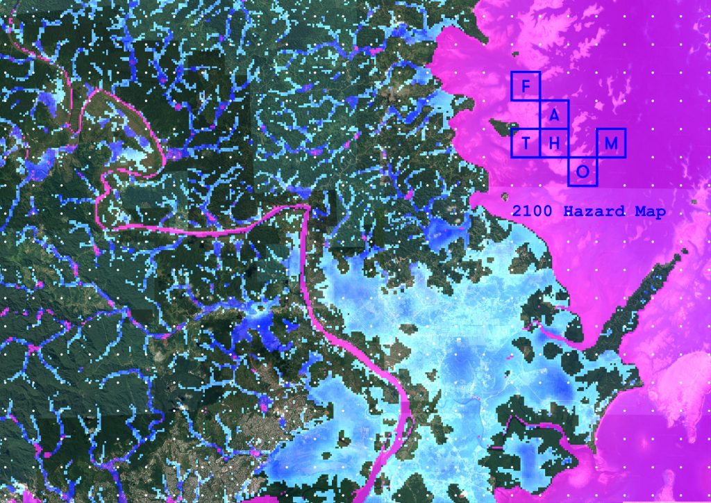 Fathom Fiji 2100 Flood Hazard Map