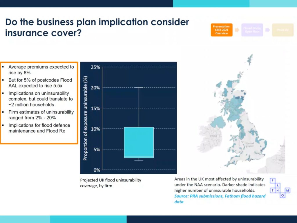 An image showcasing the areas of the UK most affected by the Bank of England's NAA policy scenario.
