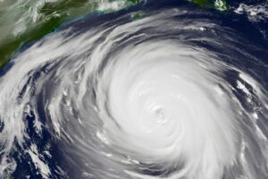 tropical cyclone satellite image