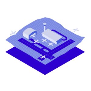 Simple diagram of an airport