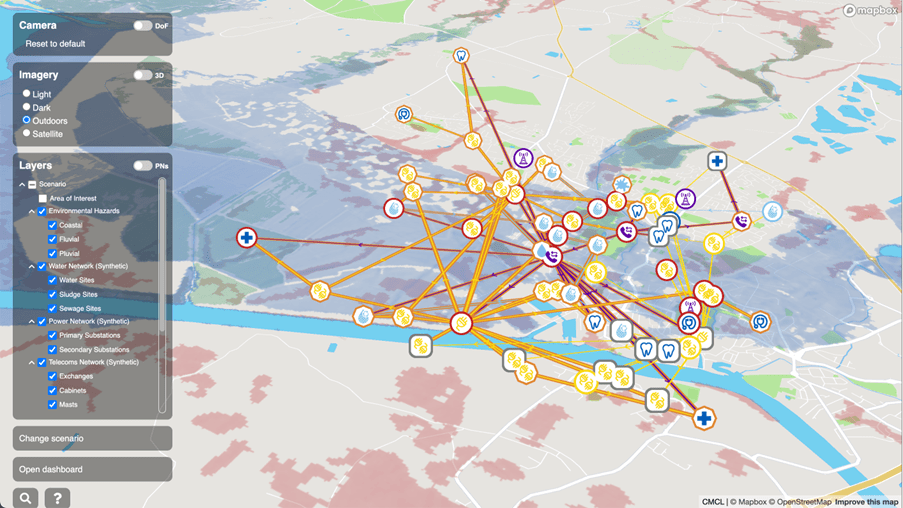 Credo visualisation - platform of GIS data