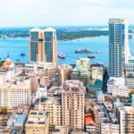 Aerial view of Dar es Salaam