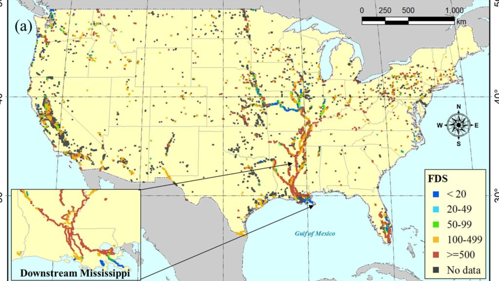 Map of Conterminous United States
