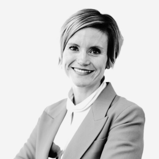 Black and white image of a woman - Lucy Woods, Stantec, headshot