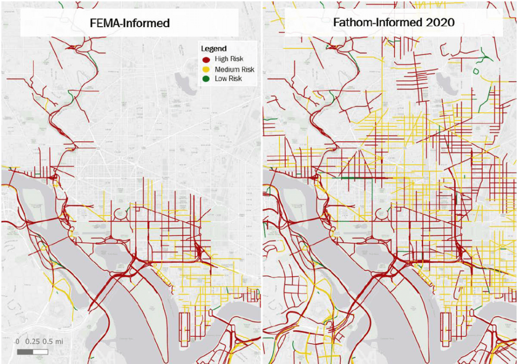 FEMA informed vs Fathom informed