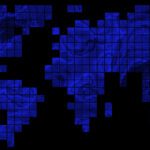 Grid map of the world - Cat models for banks Fathom and Climate Proof